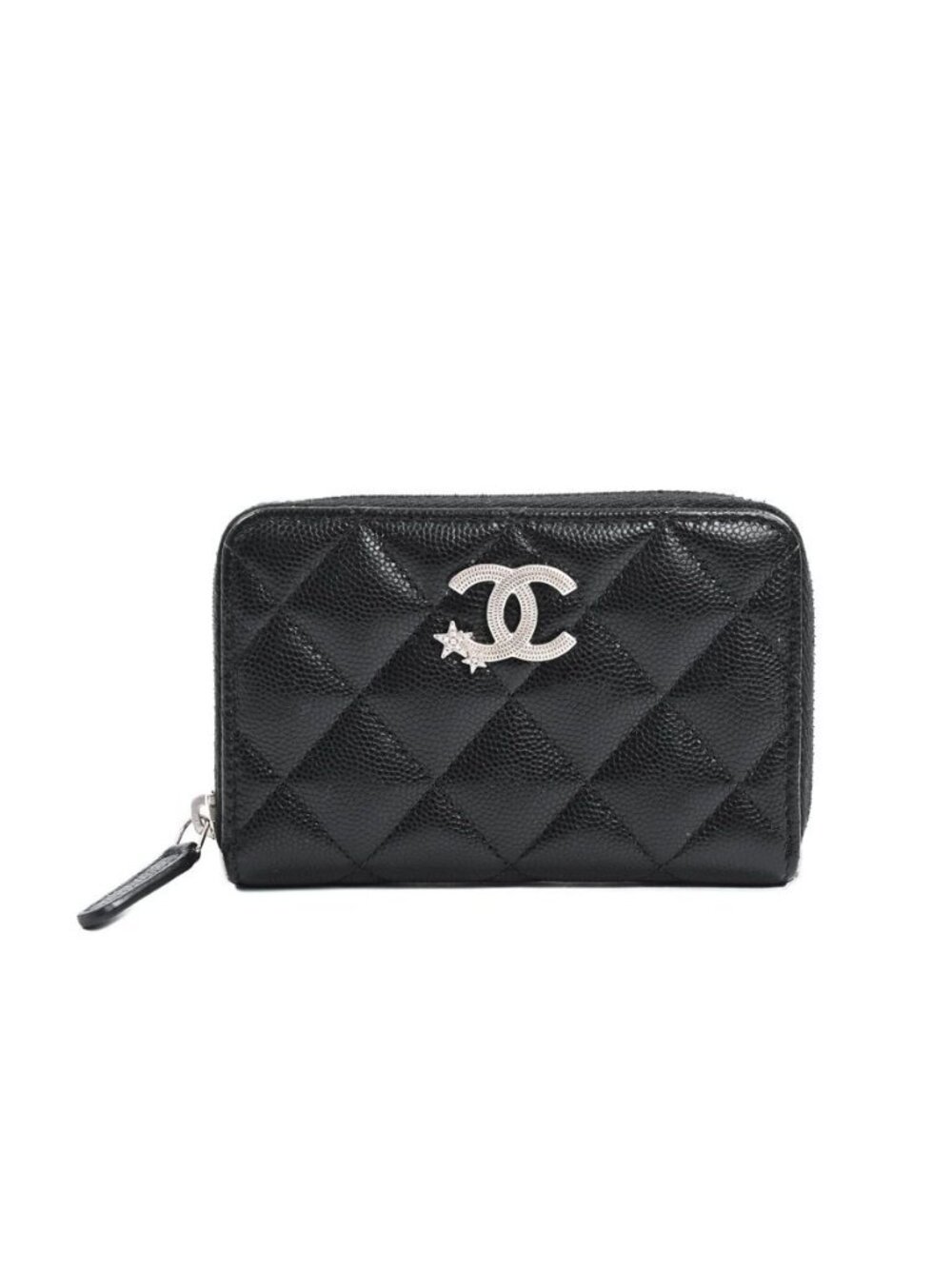 Chanel Compact Wallet Zip Coin Purse